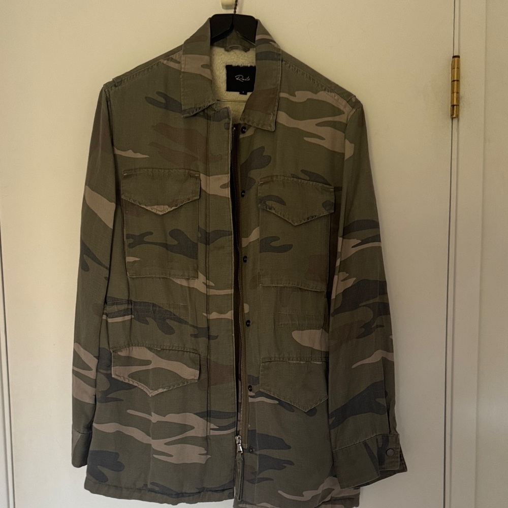 Rails Camouflage Jacket - Green and Tan